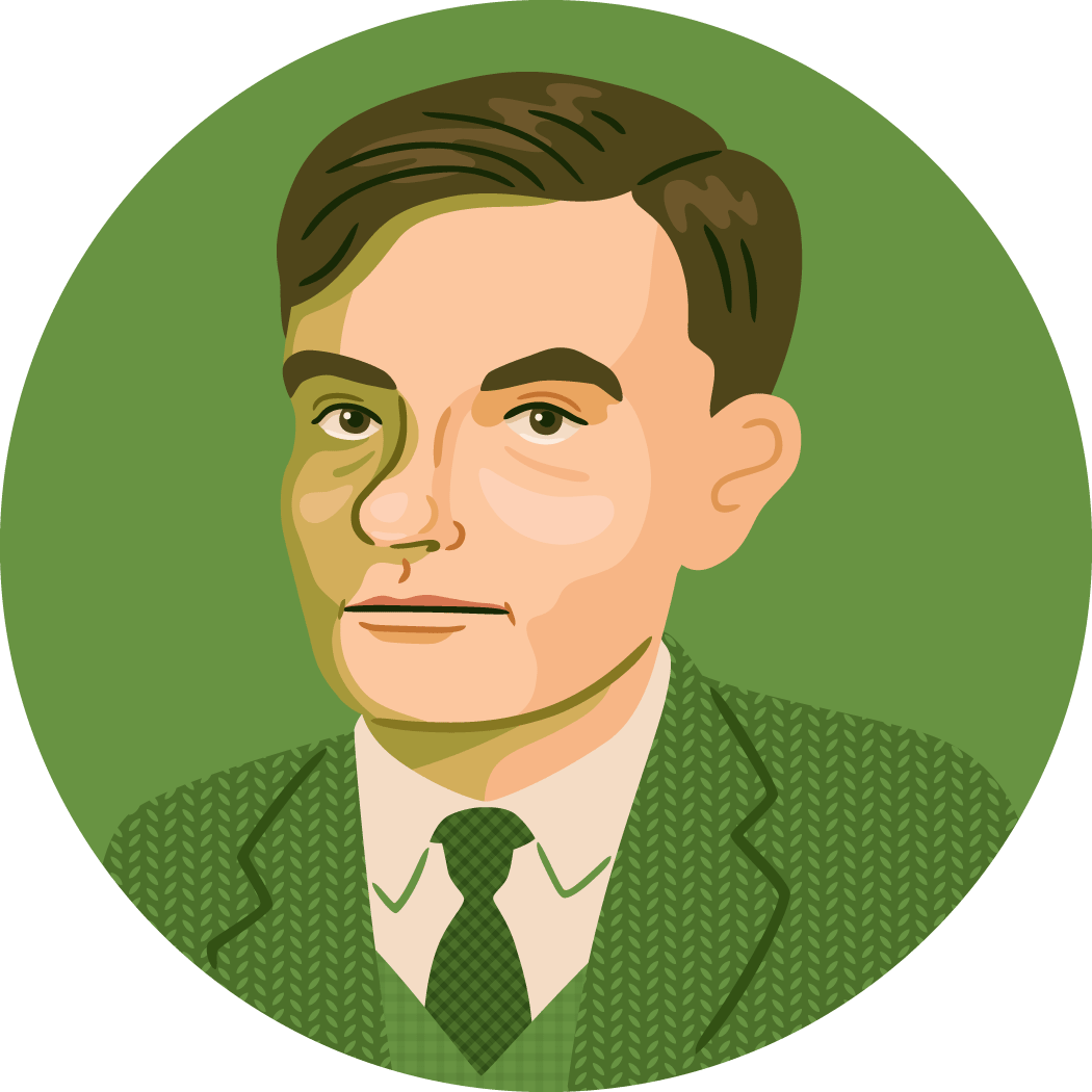 Queer Portraits in History - Alan Turing